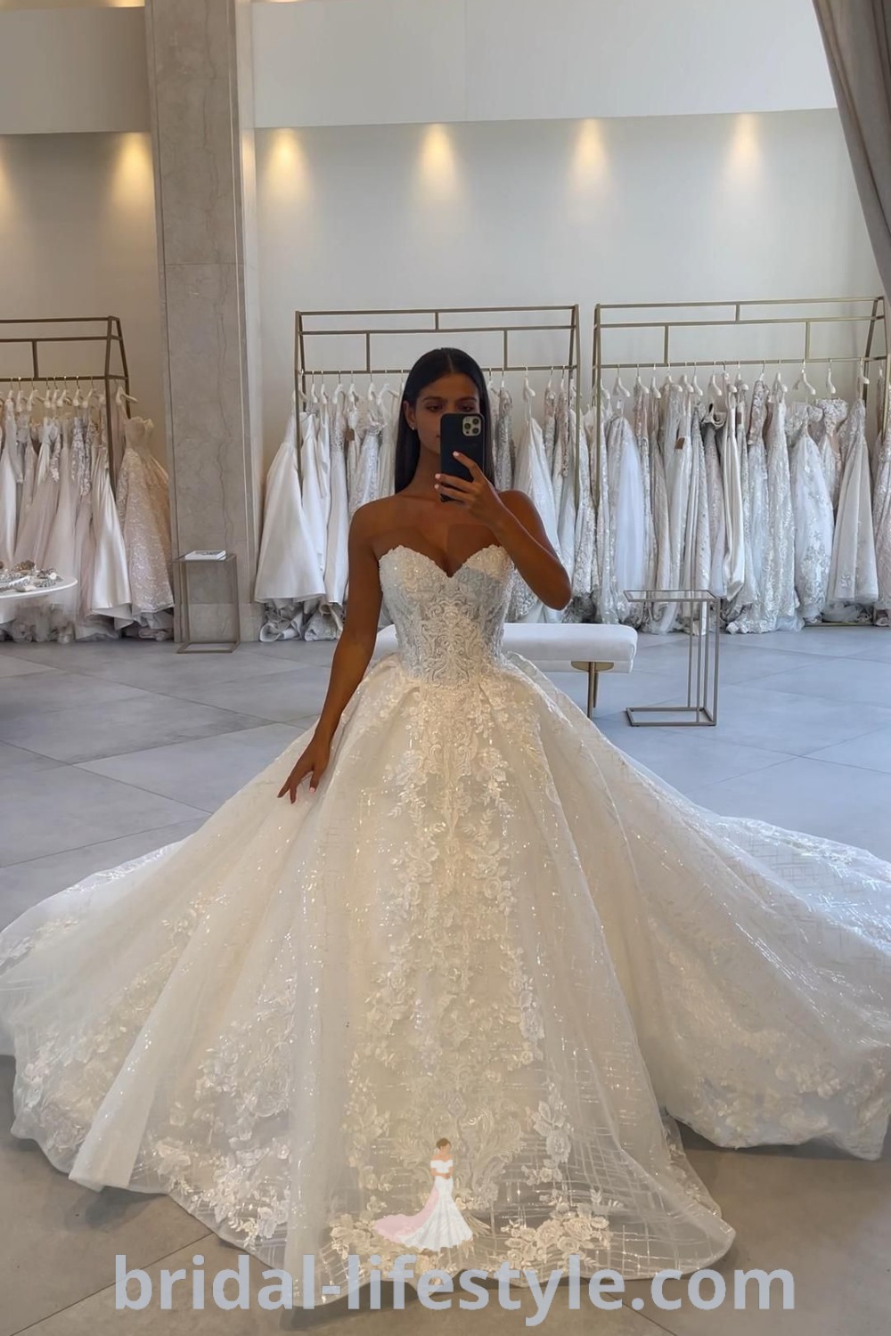 An elegant collection of romantic ballgown wedding dresses, including fitted and backless designs perfect for dreamy brides. These dresses of your dreams showcase the latest bridal trends and aesthetic ideas for every bride