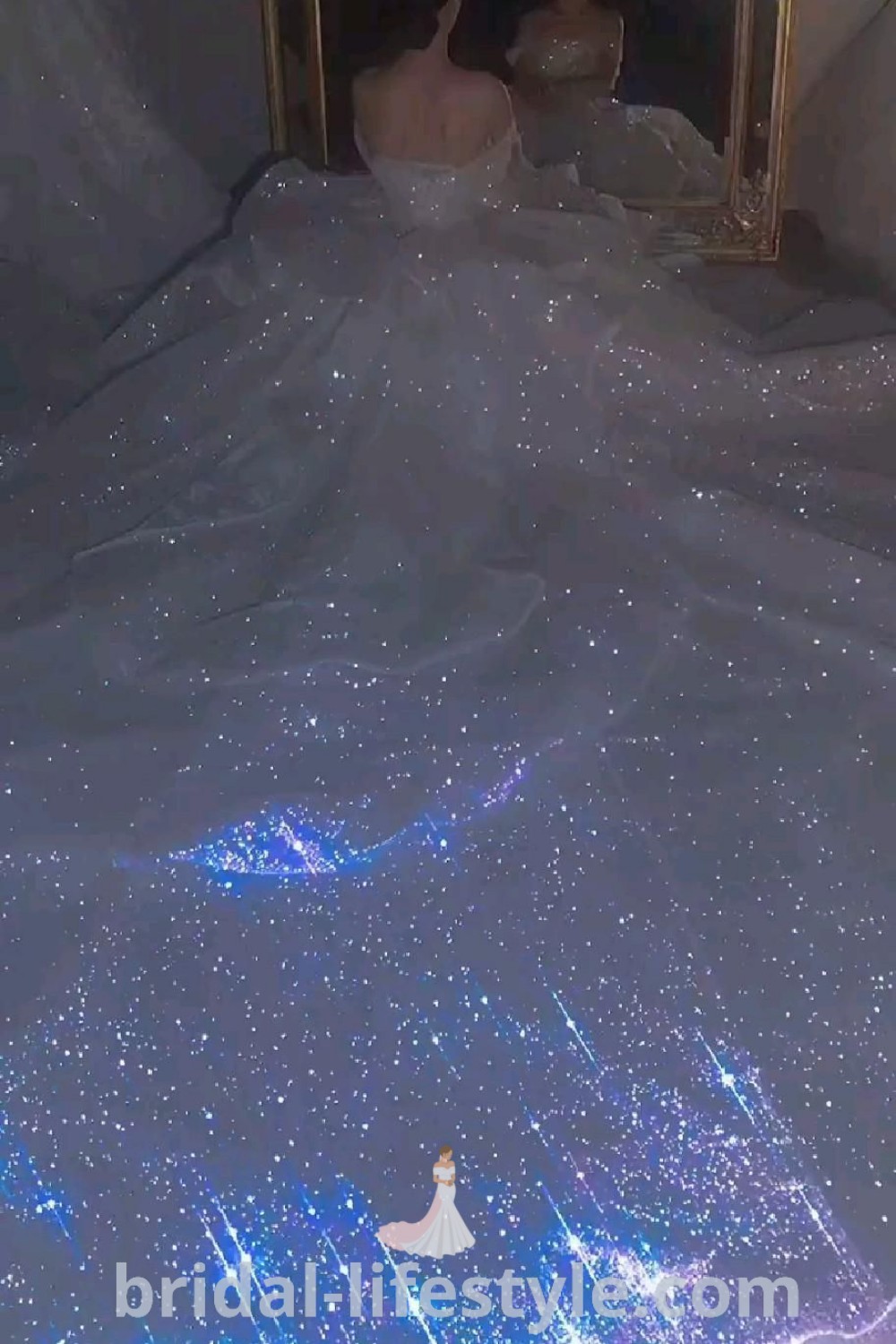 Elegant light-up wedding dresses featuring luxurious glitter and fairy queen designs, perfect for dreamy brides seeking the best aesthetic ideas. Shine on your special day with stunning gowns from bridal-lifestyle.com.